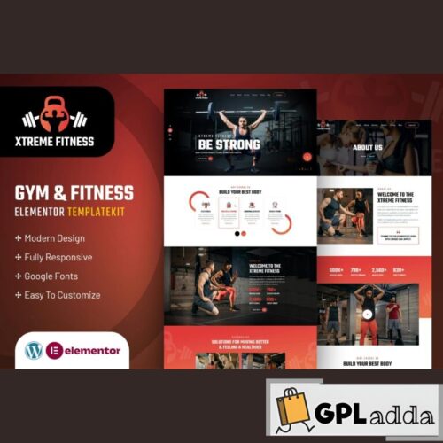 Xtreme Fitness - Elementor Template Kit
