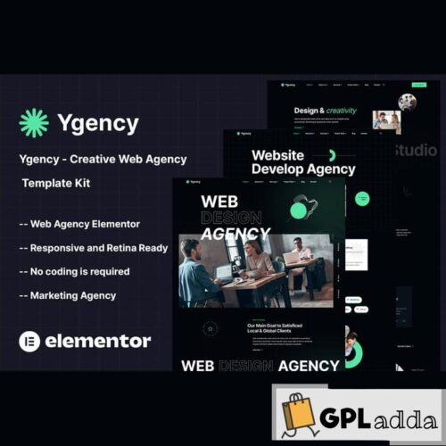 Ygency - Creative Web Agency Elementor Template Kit