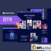 zetto podcast streaming production elementor template kit