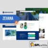zevana company profile business elementor template kit