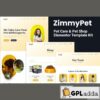 zimmypet pet care store elementor template kit