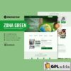 zona green ngos environmental protection elementor template kit