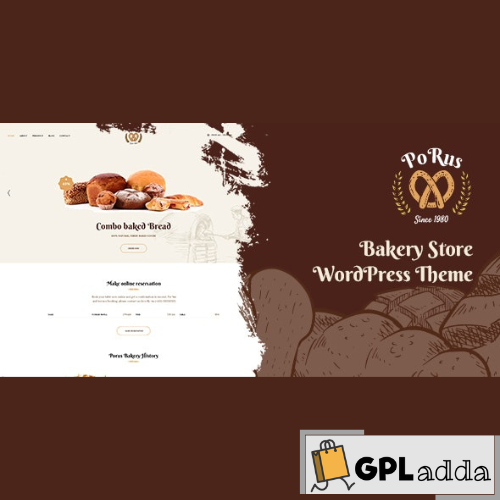 Porus v1.1.6 - Bakery Store WordPress Theme